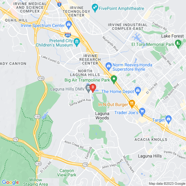 Maple Cabinet Group location map: 23572 Moulton Pkwy #101, Laguna Woods, CA